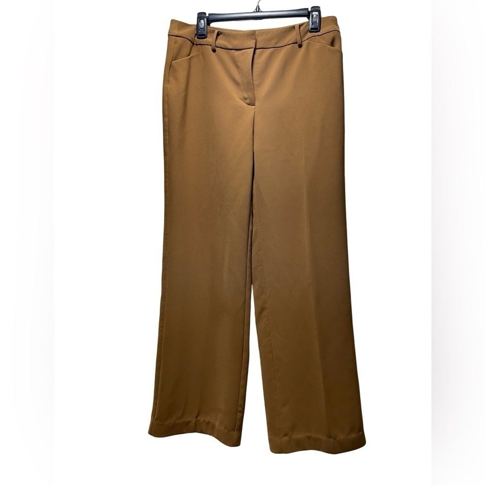 Chico’s Wide Leg Brown Pants Size Medium/8 (Chico’s Size 1) Dress Up or Down